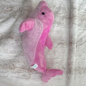 Pink Plush 17” Dolphin Stuffed Animal - Sea World from 2016
